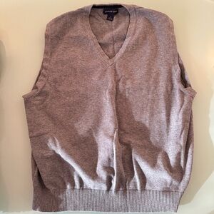 Lands' End Gray Sweater Vest